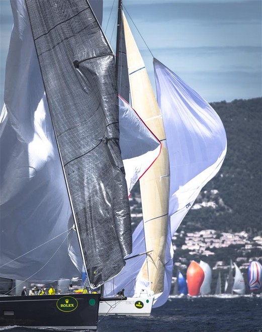 The fleet in tight competition during the first inshore race  - Giraglia Rolex Cup 2012 ©  Rolex/ Kurt Arrigo http://www.regattanews.com